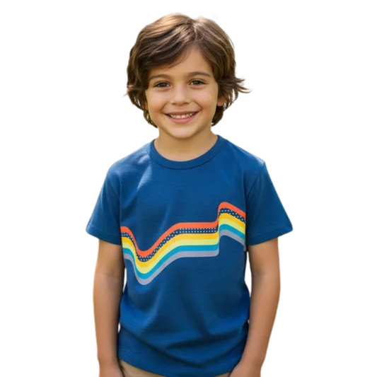 Playera CAT & JACK Rainbow Road para niño
