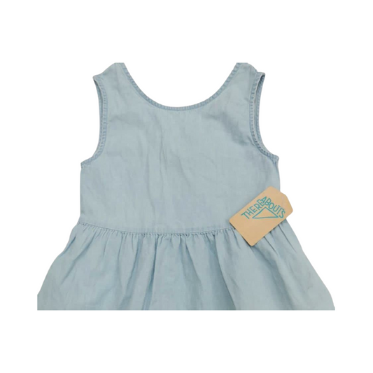 Vestido sin mangas THEREABOUTS Chambray Solid para niña