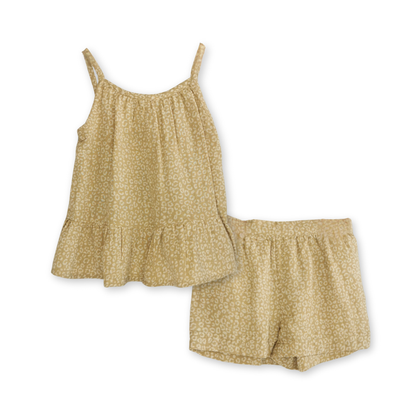 Conjunto fruncido OKIE DOKIE para bebé niña, set de 2 piezas