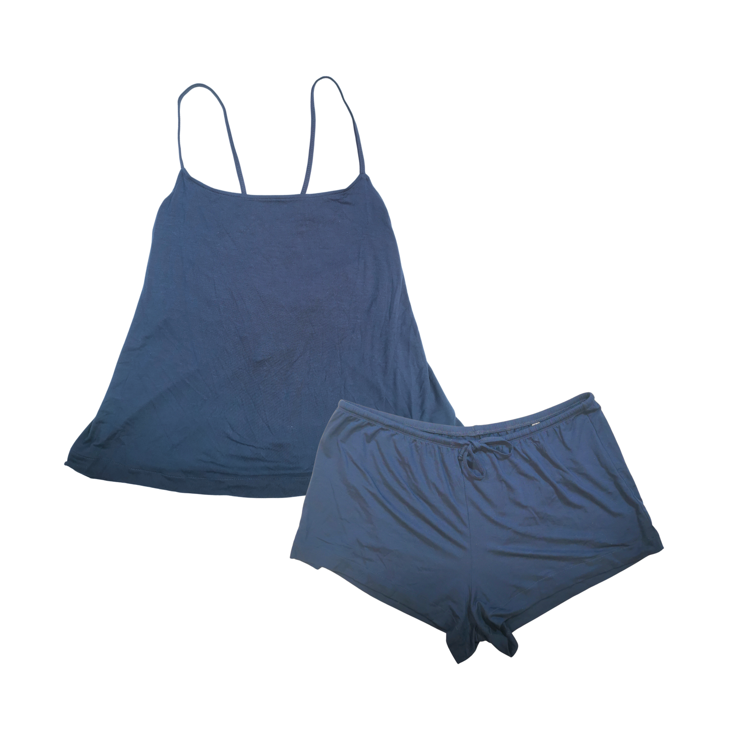 Conjunto de pijama de tank top y shorts AUDEN Cloud Knit para mujer - Set de 2 piezas