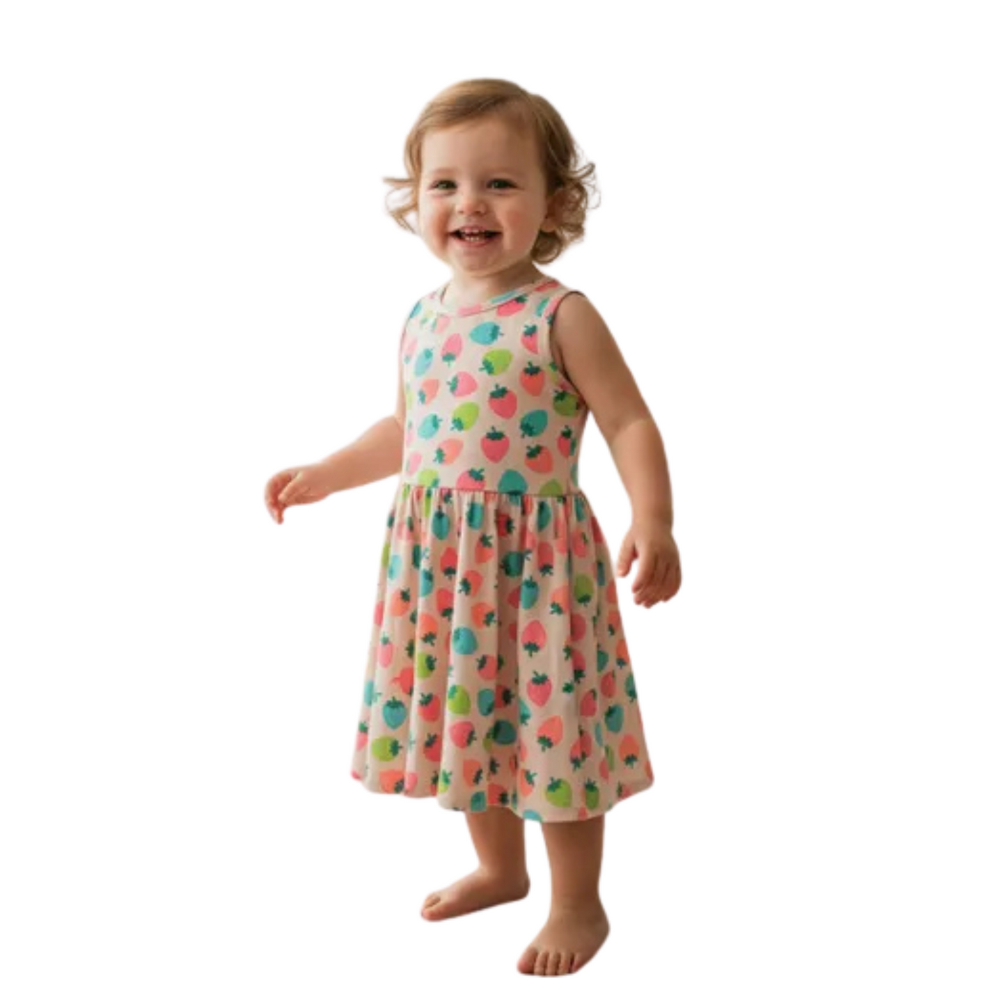 Vestido DOTDOTSMILE Strawberries Tank para niña