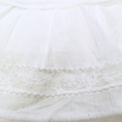 Mini skort de línea A con encaje y volantes WILD FABLE para mujer