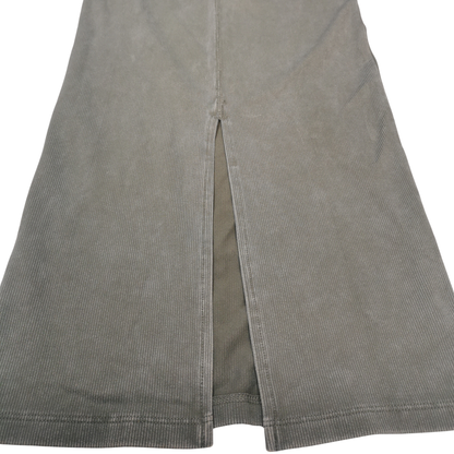 Falda maxi acanalada estilo urbano WILD FABLE para mujer