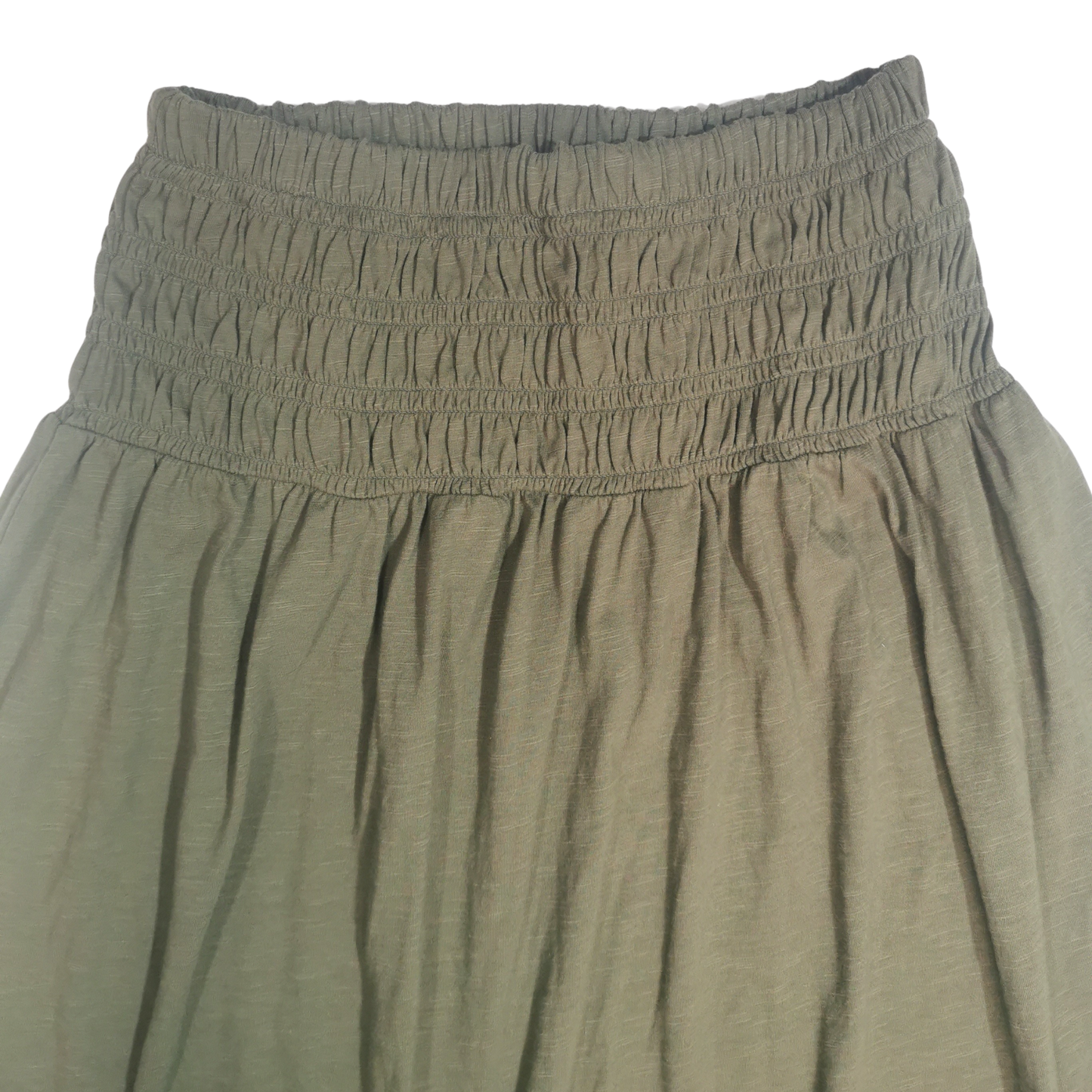 Falda maxi de punto con cintura fruncida y corte en A UNIVERSAL THREAD para mujer