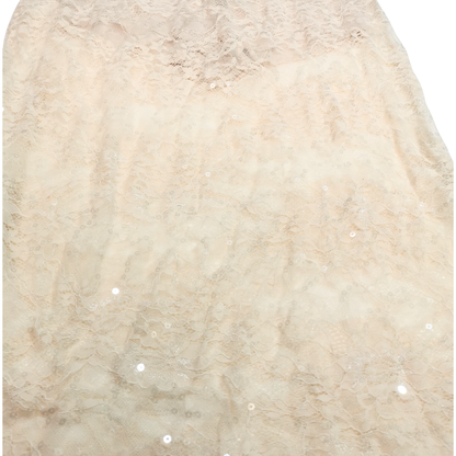 Falda midi de encaje con lentejuelas WILD FABLE para mujer
