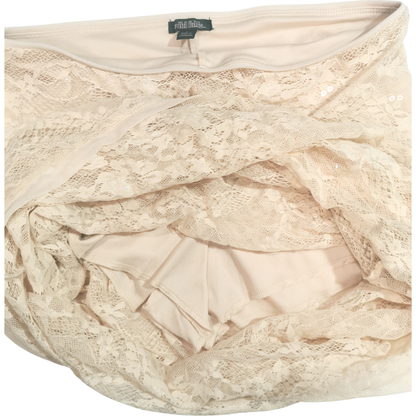 Falda midi de encaje con lentejuelas WILD FABLE para mujer