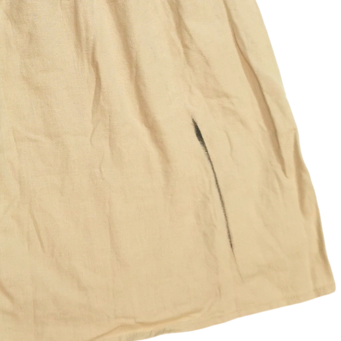 Falda short cruzada de lino con lazo lateral WID FABLE para mujer