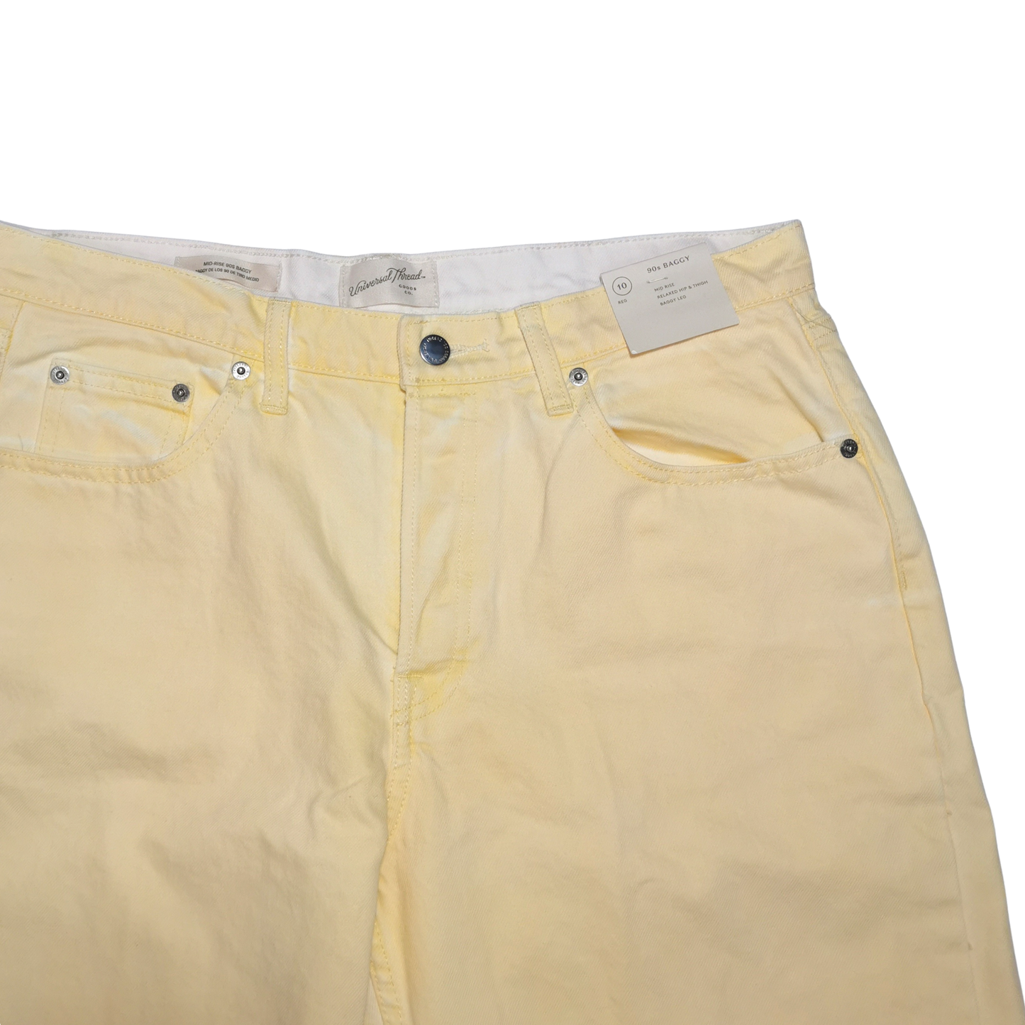 Jeans baggy de tiro medio UNIVERSAL THREAD Estilo 90´s para mujer