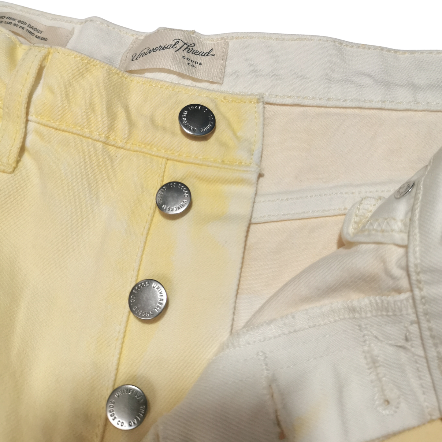 Jeans baggy de tiro medio UNIVERSAL THREAD Estilo 90´s para mujer