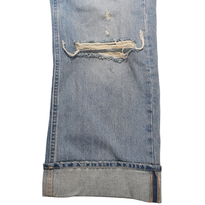 Jeans de tiro medio, cropped y pernera ancha UNIVERSAL THREAD Vintage para mujer