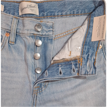 Jeans de tiro medio y pierna súper ancha UNIVERSAL THREAD para mujer