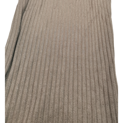 Leggings acampanados acanalados con cintura plegable WILD FABLE para mujer