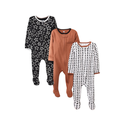 Mamelucos CLOUD ISLAND set de 3 piezas para bebé niño