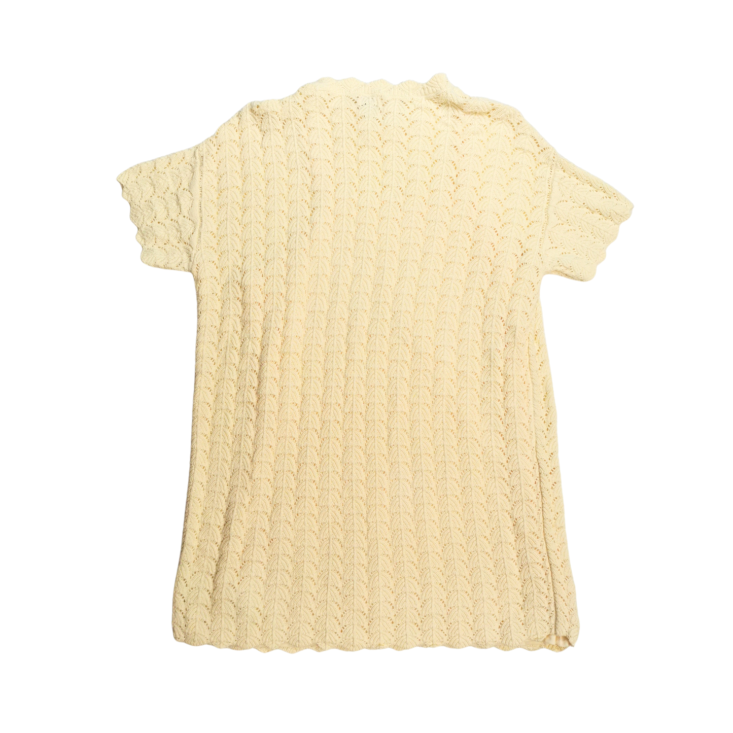 Vestido mini de punto calado con manga corta A NEW DAY para mujer