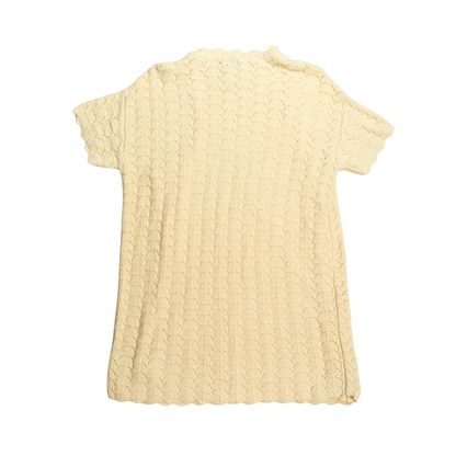 Vestido mini de punto calado con manga corta A NEW DAY para mujer