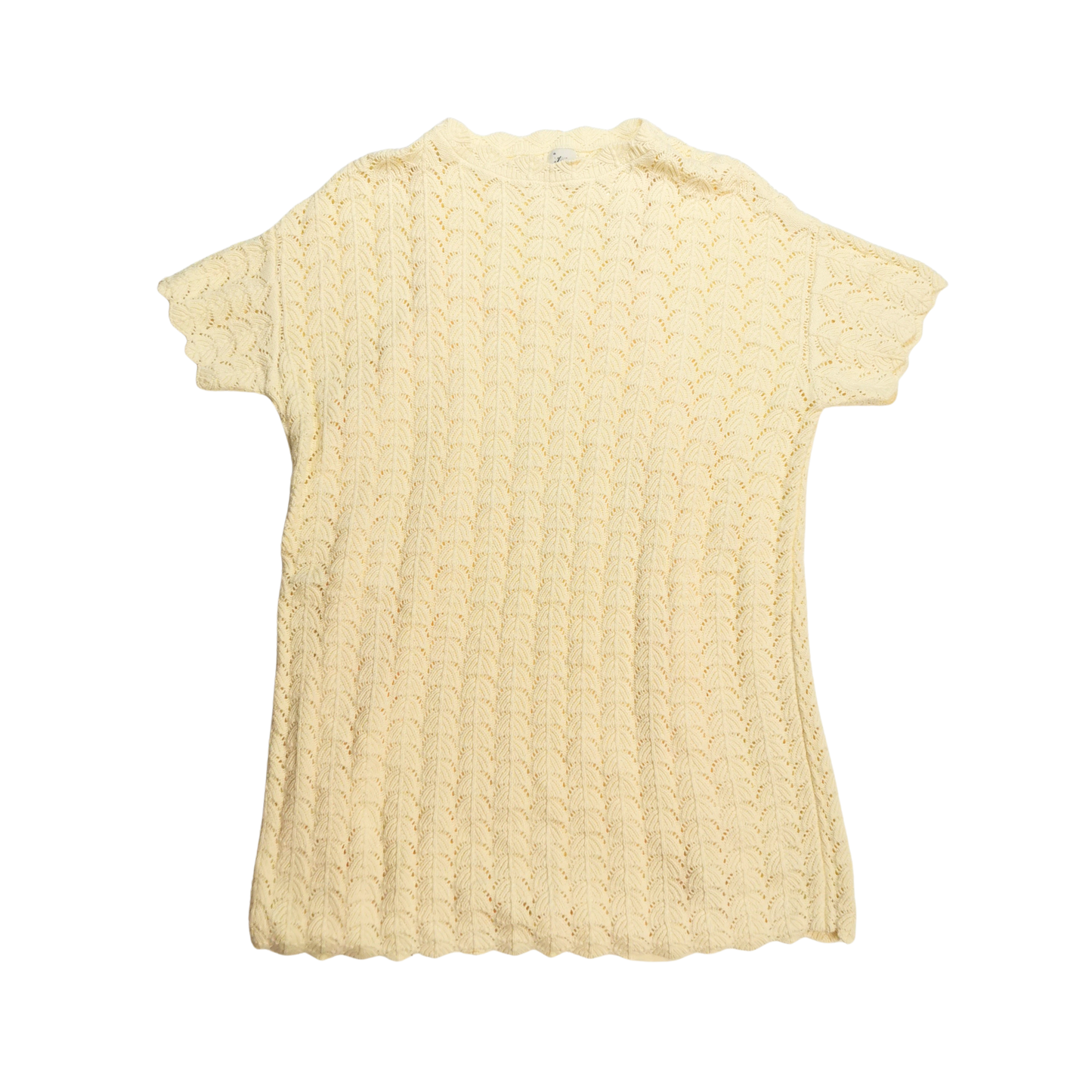 Vestido mini de punto calado con manga corta A NEW DAY para mujer