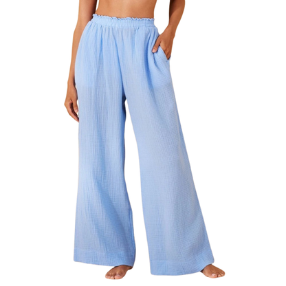 Pantalón de gasa cover-up SHADE & SHORE para mujer