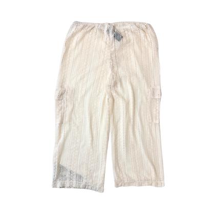 Pantalones Cover-up tipo cargo de crochet y tiro medio WILD FABLE para mujer
