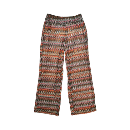 Pantalones de crochet con diseño en zigzag Cover-up SHADE & SHORE para mujer