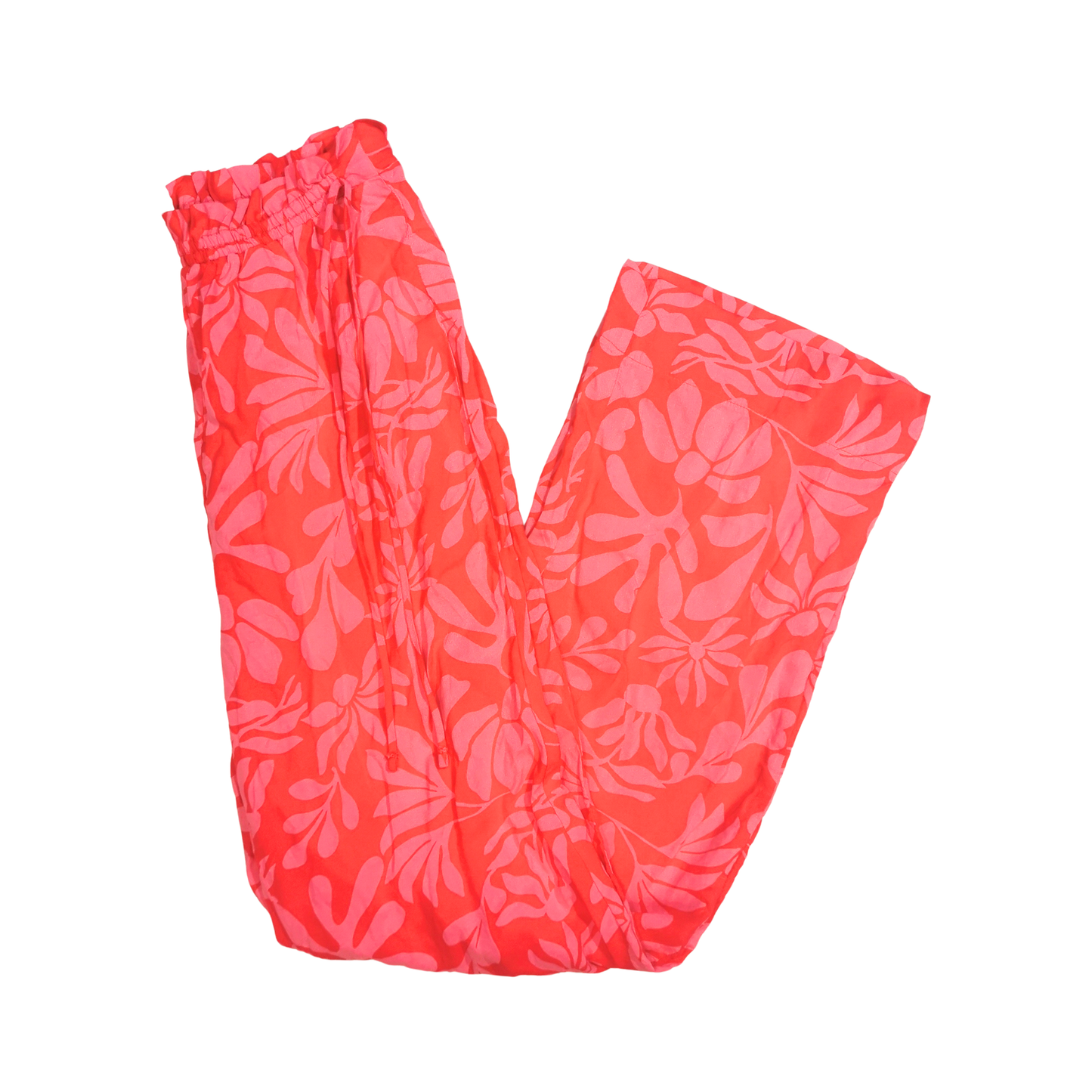 Pantalones de playa con cintura con volantes SHADE & SHORE para mujer