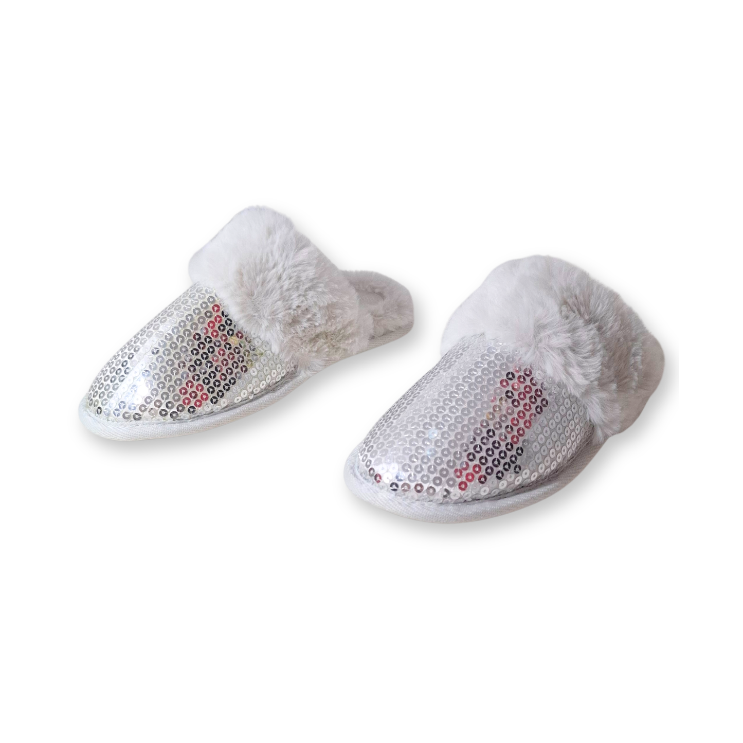 Pantuflas de lentejuelas con piel sintética CAT & JACK Lane para niña