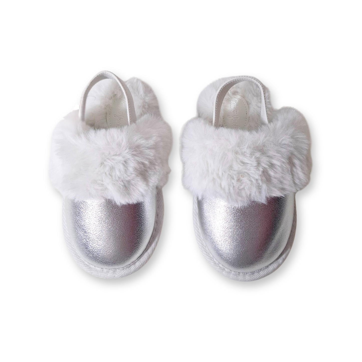 Pantuflas metalizadas con ajuste elástico CAT & JACK Lila para niña pequeña