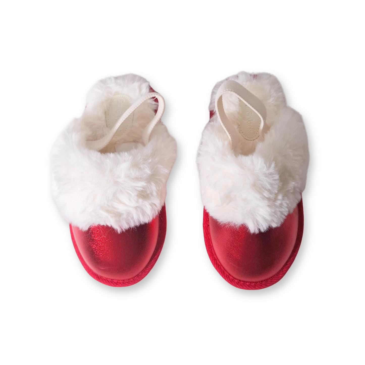 Pantuflas metalizadas con ajuste elástico CAT & JACK Lila para niña pequeña