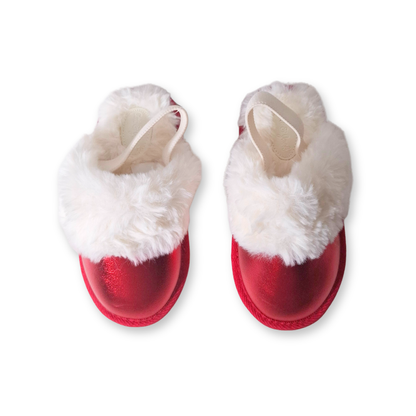 Pantuflas metalizadas con ajuste elástico CAT & JACK Lila para niña pequeña