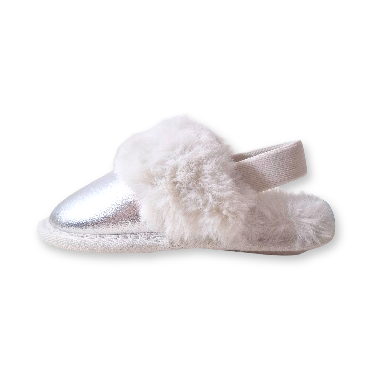 Pantuflas metalizadas con ajuste elástico CAT & JACK Lila para niña pequeña