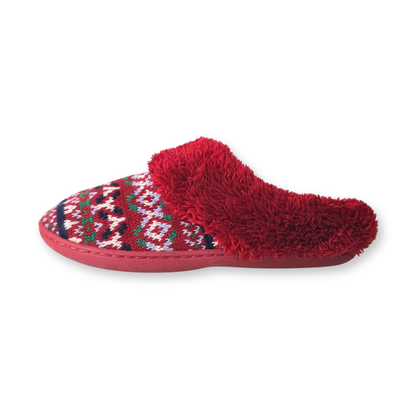 Pantuflas estilo clog tejido grueso DLUXE BY DEARFOAMS Carol para mujer