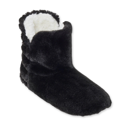 Pantuflas tipo botín de piel sintética AUDEN para mujer