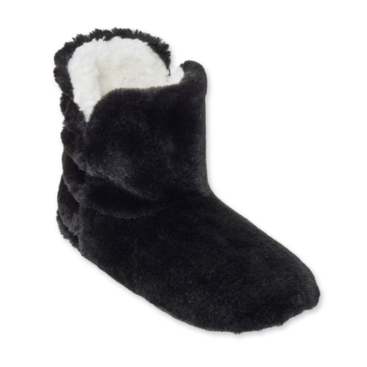 Pantuflas tipo botín de piel sintética AUDEN para mujer