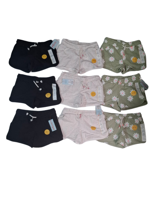 Paquete de 9 Shorts Infantiles Cat & Jack (6–7 años)