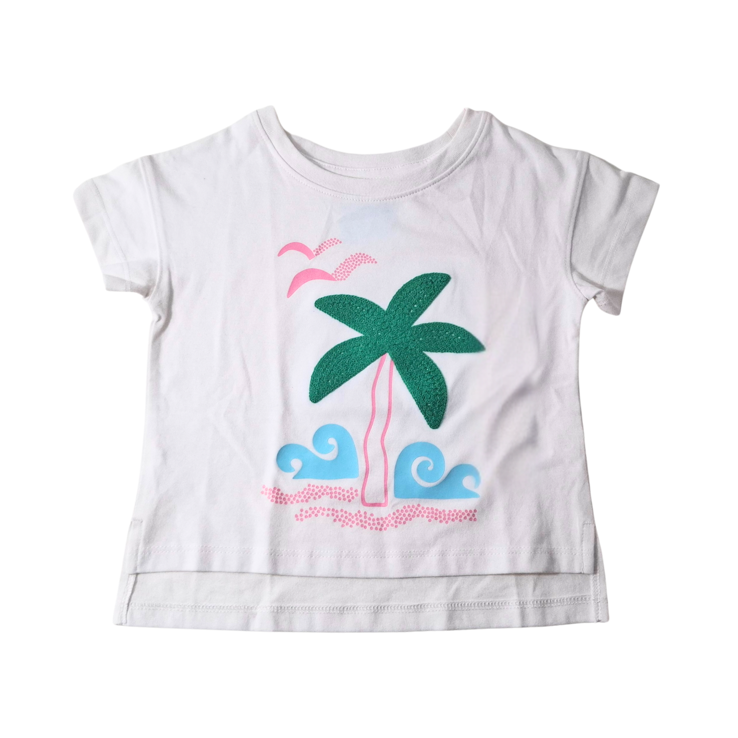 Playera CAT & JACK Palm Tree para niña