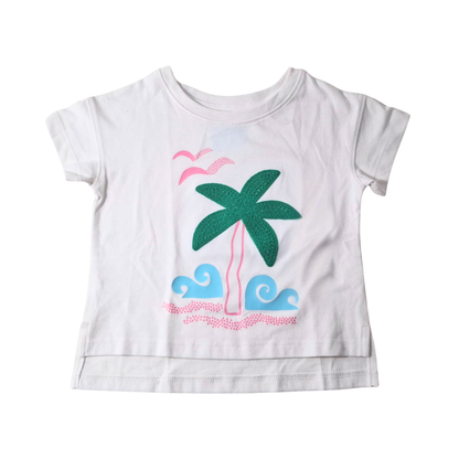 Playera CAT & JACK Palm Tree para niña