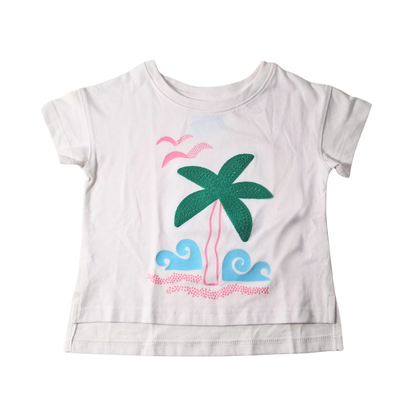 Playera CAT & JACK Palm Tree para niña