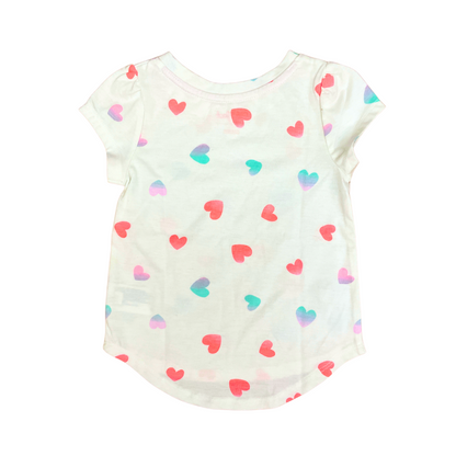 Playera CAT & JACK Hearts para niña