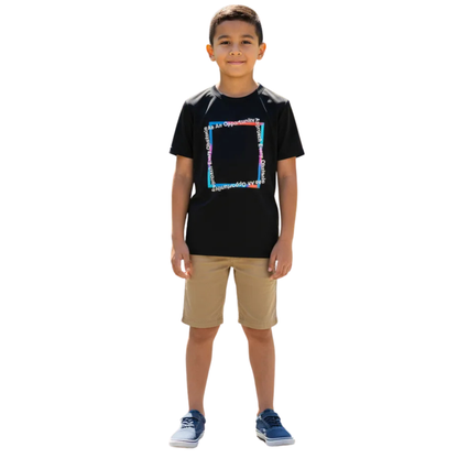 Playera de manga corta XERSION Obstacle-Opportunity para niño