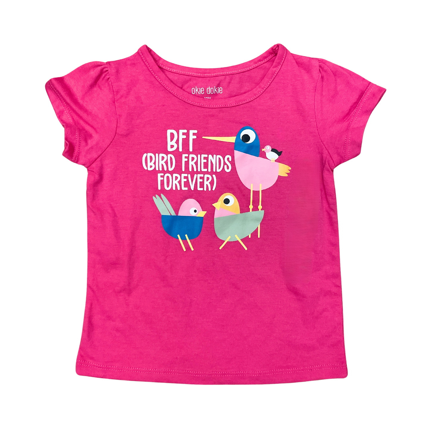 Playera OKIE DOKIE Bird Friends para bebé niña