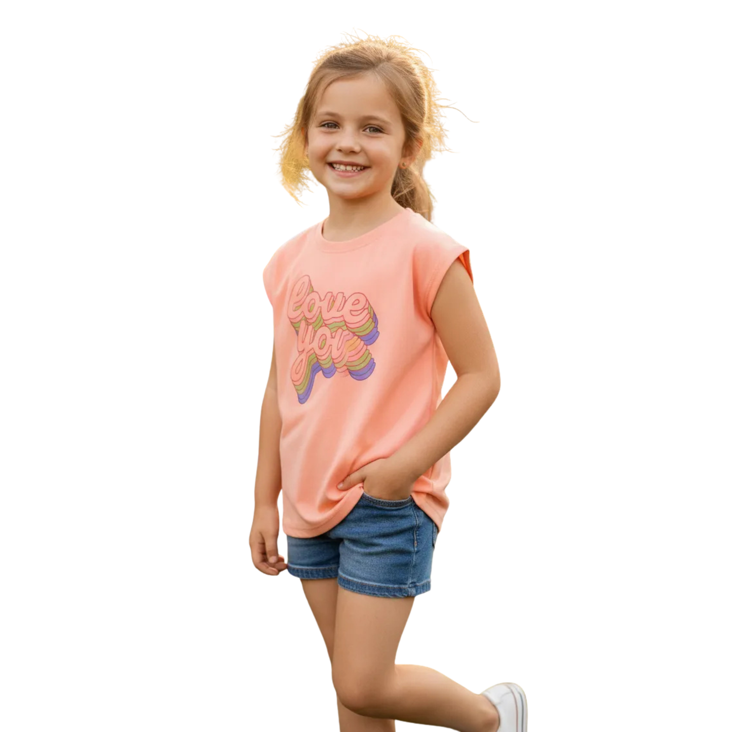 Playera OKIE DOKIE Semi para niña