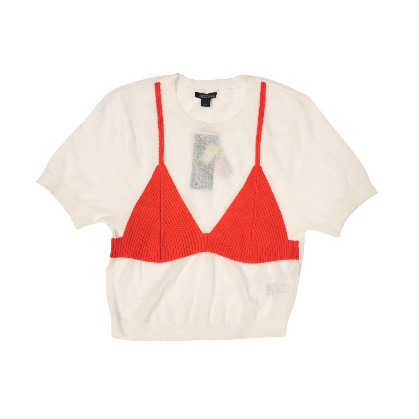 Playera de bikini tipo suéter WILD FABLE para mujer