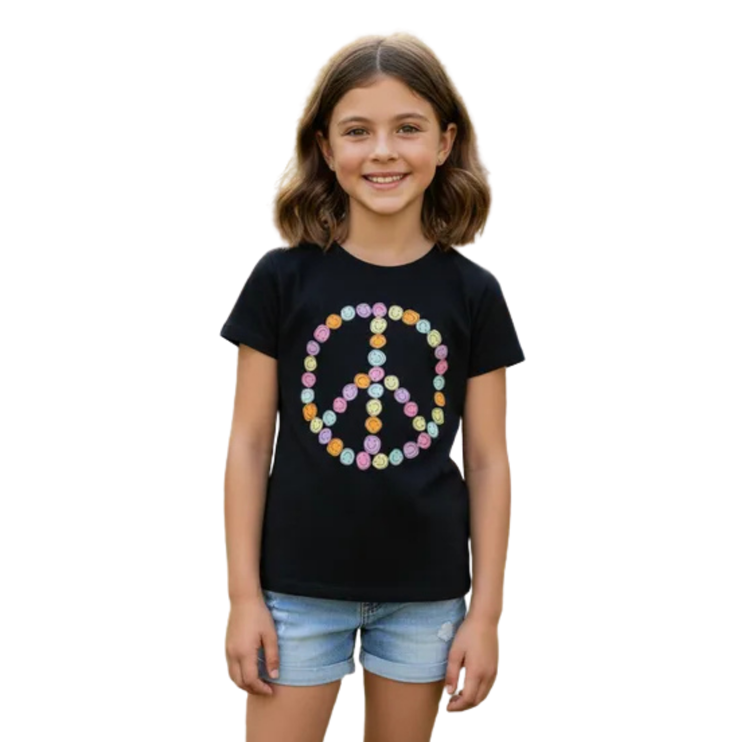 Playera CAT & JACK Peace & Love para niña