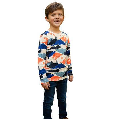 Playera de manga larga CAT & JACK Mountains para niño