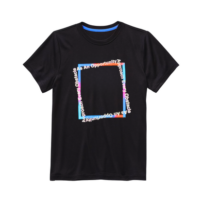 Playera de manga corta XERSION Obstacle-Opportunity para niño