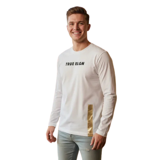 Playera manga larga TRUE RELIGION para adolescente niño