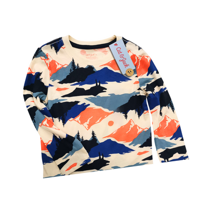Playera de manga larga CAT & JACK Mountains para niño
