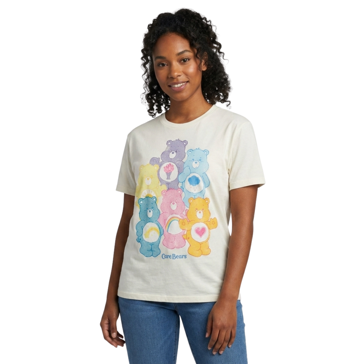 Playera de manga corta CARE BEARS Ositos Cariñositos para mujer