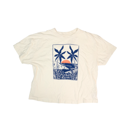 Playera de manga corta estilo Boxy UNIVERSAL THREAD para mujer