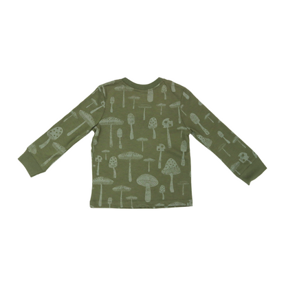 Playera de manga larga OKIE DOKIE Mushrooms para bebé niño