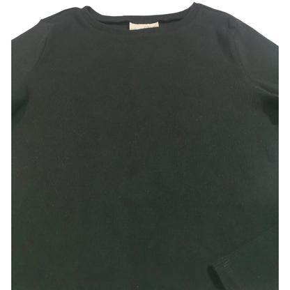 Playera de manga larga acanalada de silueta ajustada UNIVERSAL THREAD para mujer